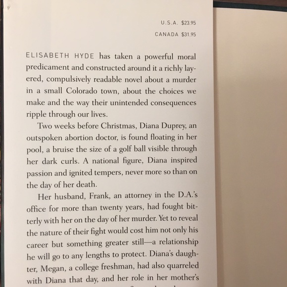 2/$18 Elisabeth Hyde The Abortionist’s Daughter Mystery Novel - Picture 6 of 7